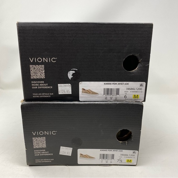 VIONIC KIMMIE PERF SUEDE CASUAL SNEAKER Wheat - Picture 7 of 7
